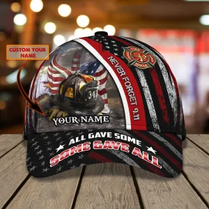 Firefighter 4 - Personalized Name Cap - Nia94