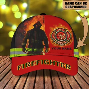 Firefighter - Personalized Name Cap For Firefighter - Hez98 05
