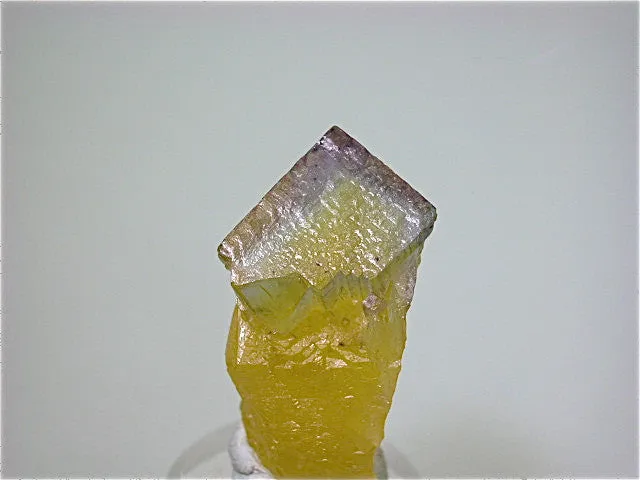 Fluorite, Bethel Level M.F. Oxford #7 attr., Ozark-Mahoning Company, Cave-in-Rock District Southern Illinois, Mined ca. 1970s, Fowler Collection, Miniature 2.0 x 2.0 x 4.0 cm, $45. Online 07/08. SOLD.
