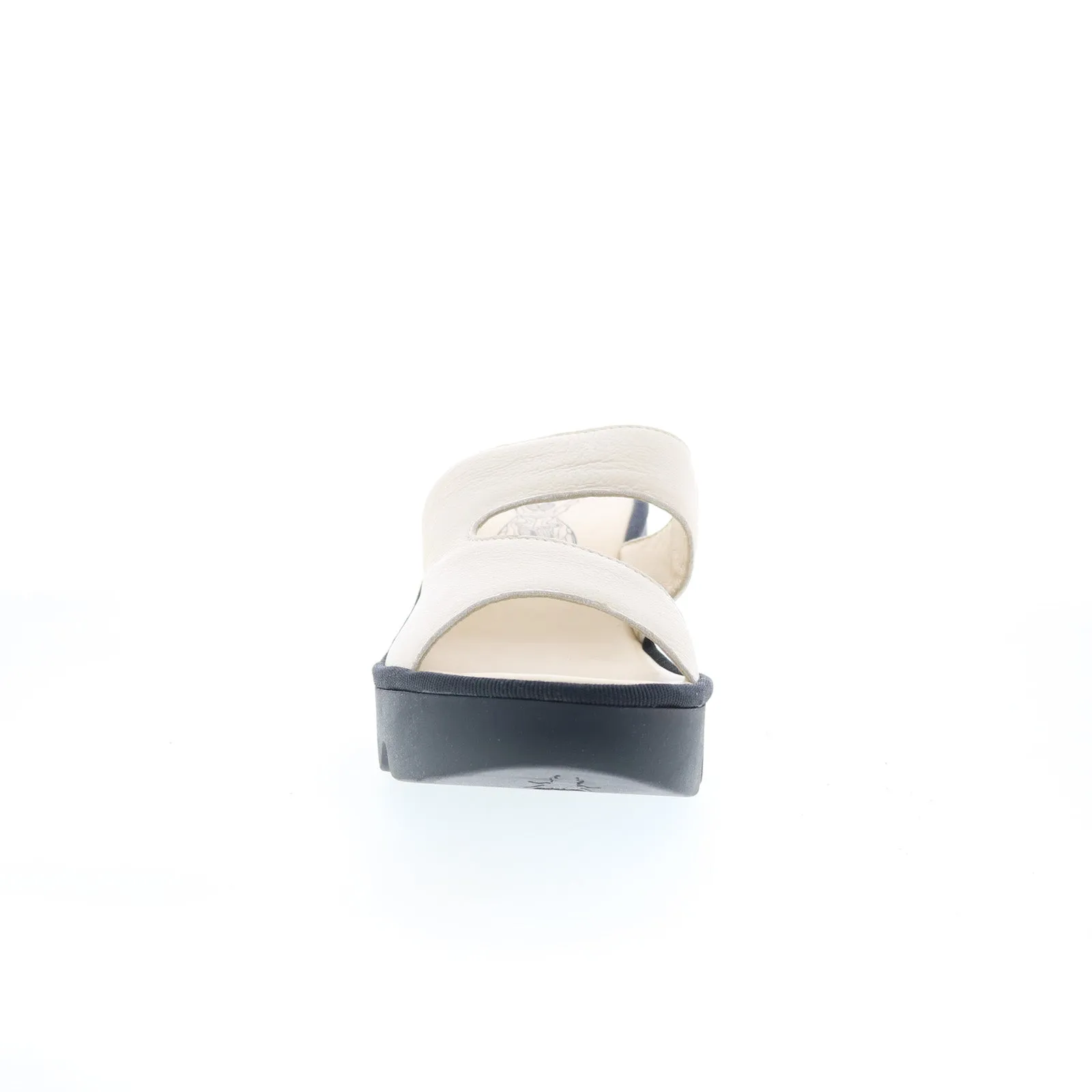 Fly London Tech TECH493FLY-005 Womens Beige Leather Heeled Sandals Shoes