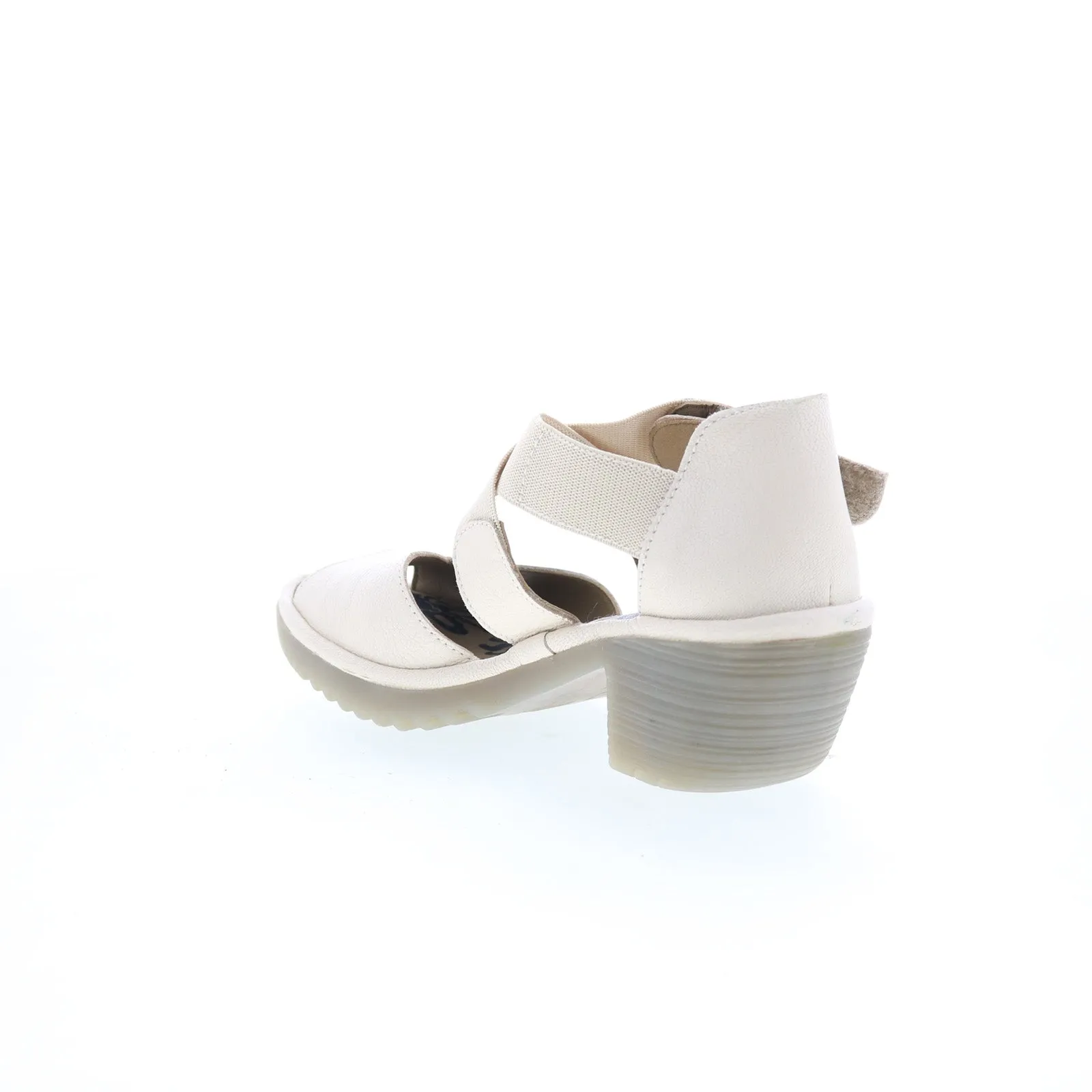 Fly London Waid WAID291FLY-001 Womens Beige Leather Heeled Sandals Shoes