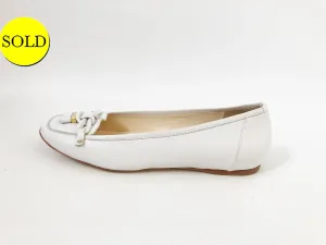 Fratelli Rossetti White Flats Size 39.5 It (9.5 Us)