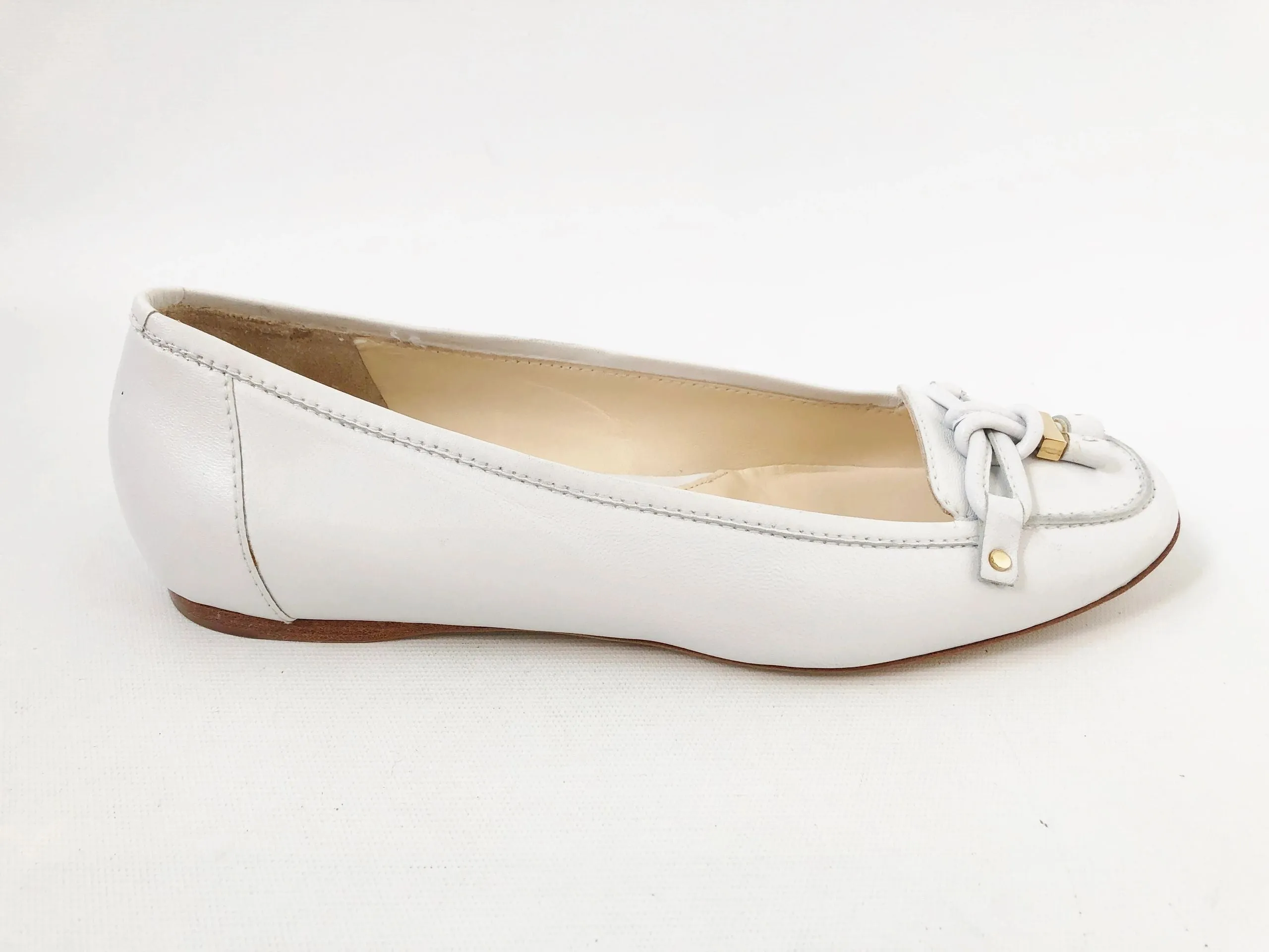 Fratelli Rossetti White Flats Size 39.5 It (9.5 Us)