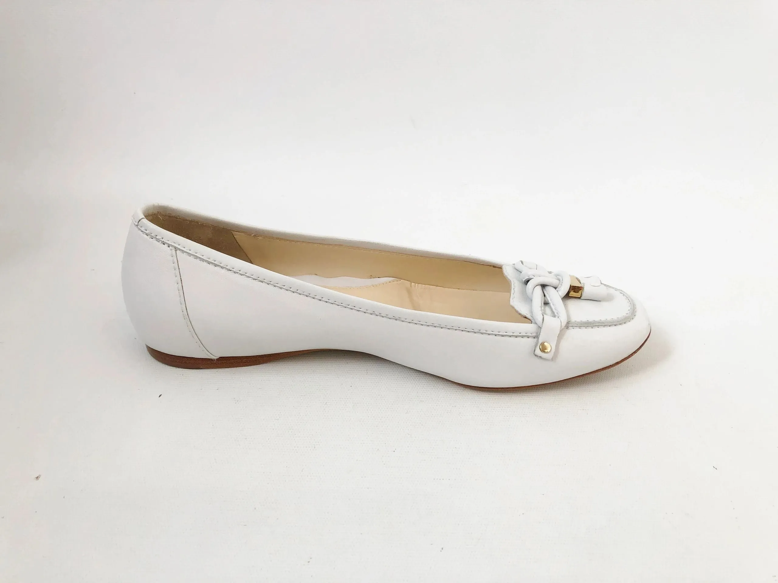 Fratelli Rossetti White Flats Size 39.5 It (9.5 Us)