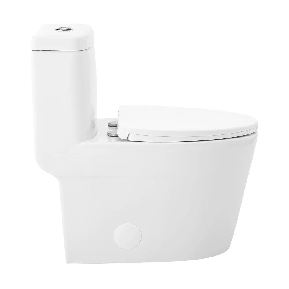 Fulton One-Piece Elongated Toilet Dual-Flush 1.1/1.6 gpf