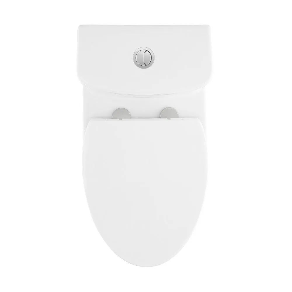 Fulton One-Piece Elongated Toilet Dual-Flush 1.1/1.6 gpf