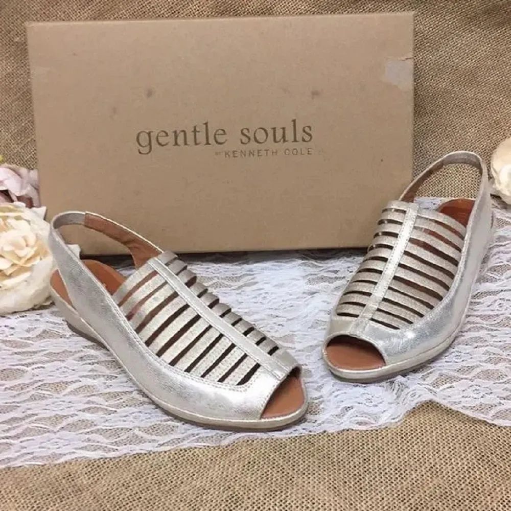 Gentle Souls by Kenneth Cole Slingback Sandals 5.5