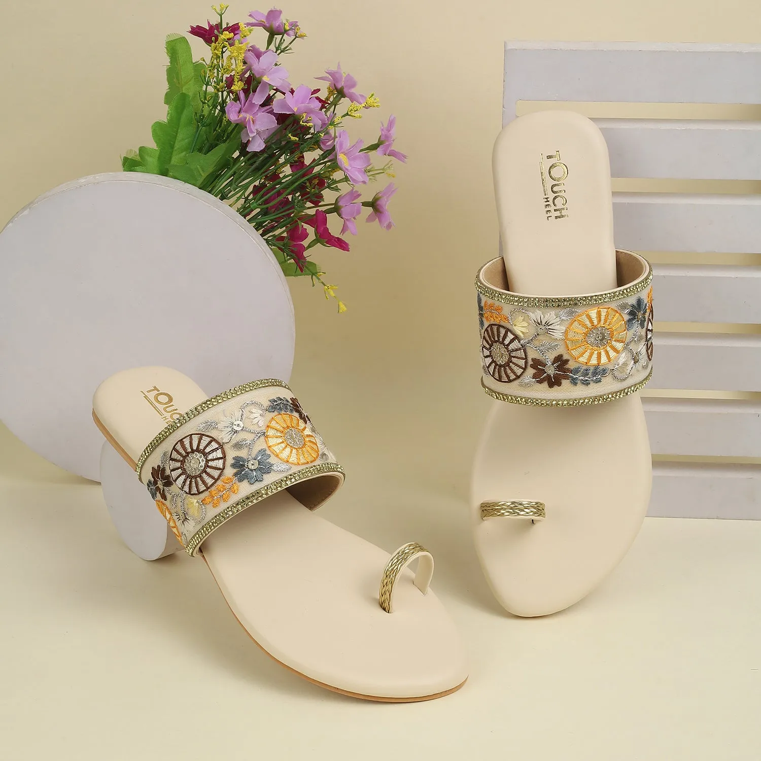 Gilded Grace: Everyday Glamour Footwear