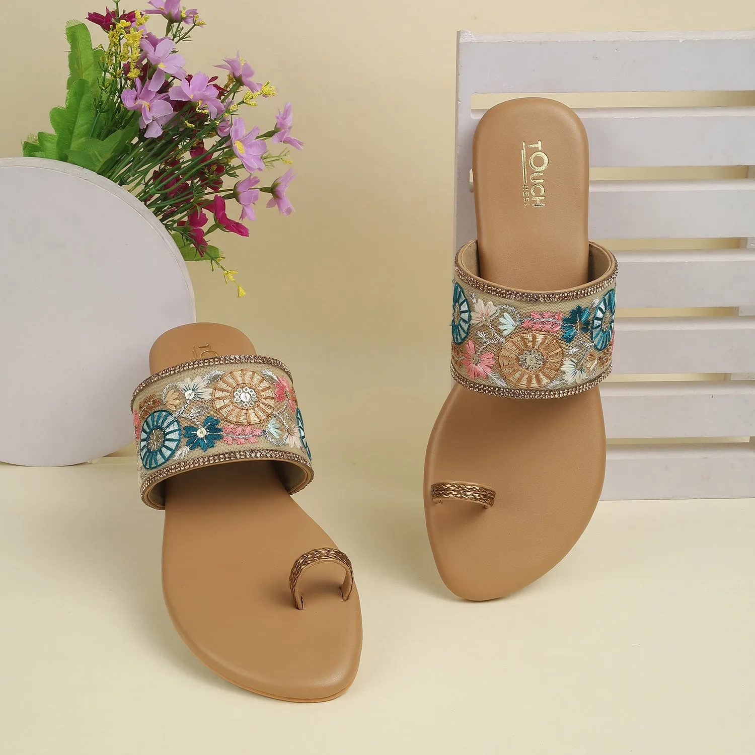 Gilded Grace: Everyday Glamour Footwear