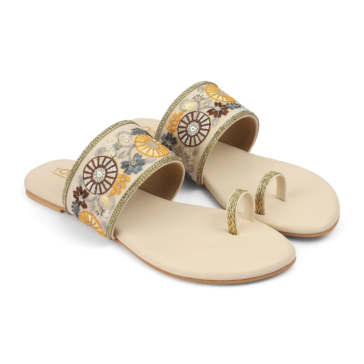 Gilded Grace: Everyday Glamour Footwear