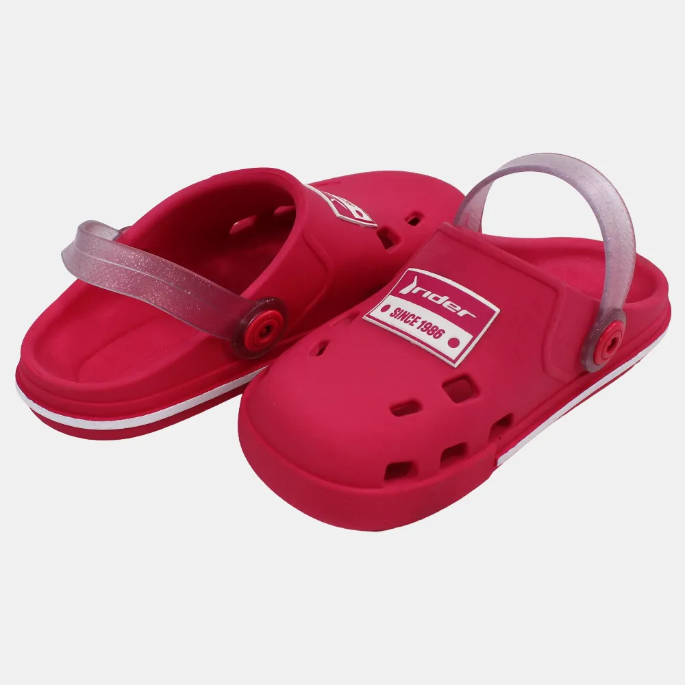 Girls Rubber Clogs Slippers – Pink
