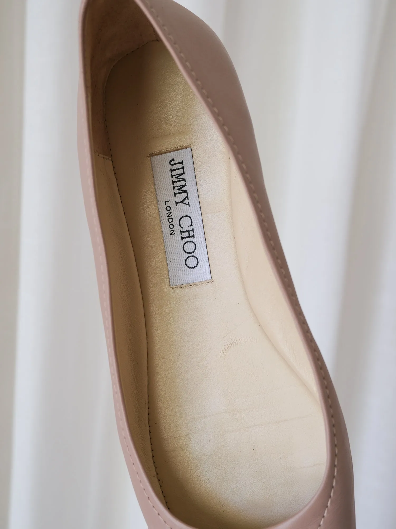 'Gisela' Nappa Leather Ballet Flats, Size 38