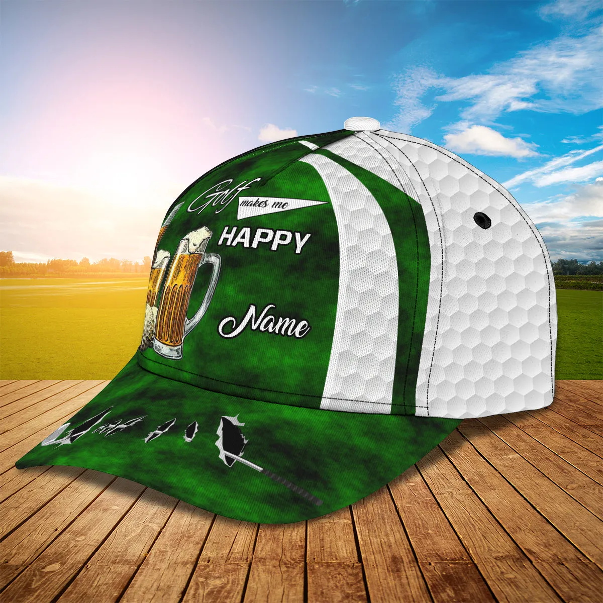 Golf - Personalized Name Cap - h2k-h10