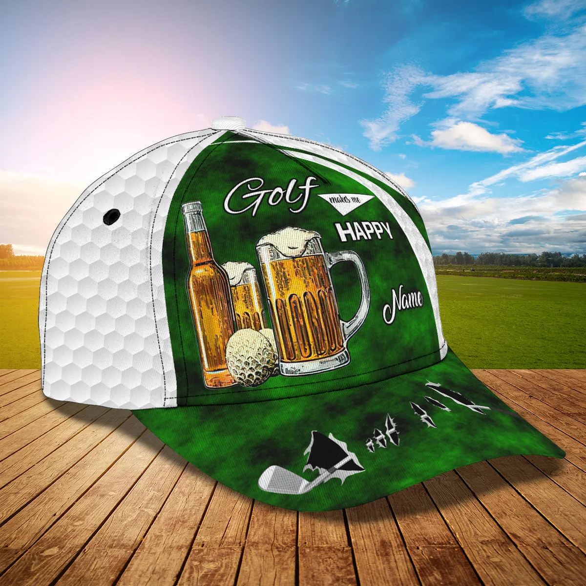 Golf - Personalized Name Cap - h2k-h10