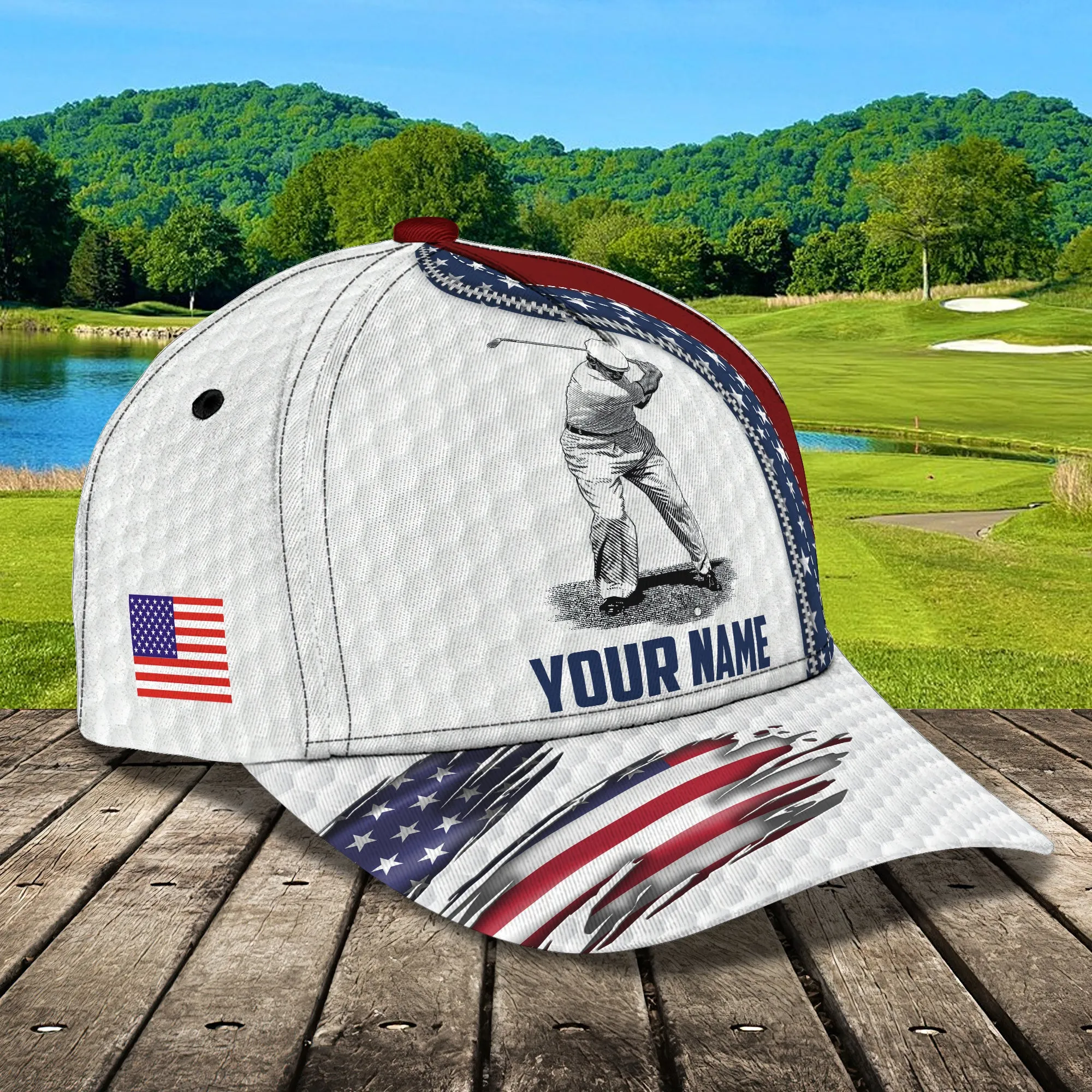 Golf - Personalized Name Cap-tt99-492