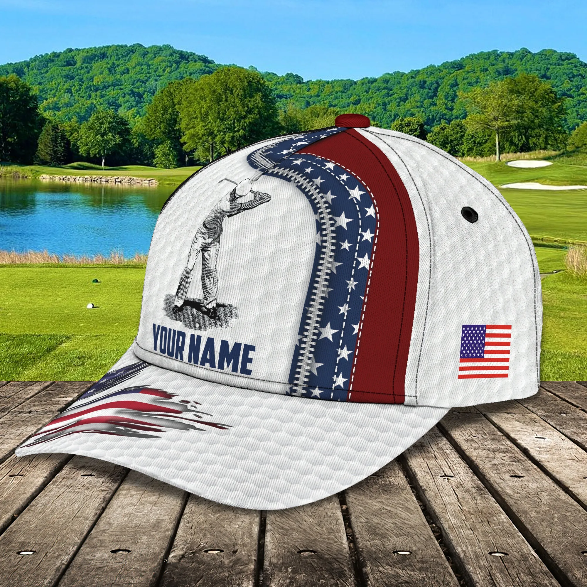 Golf - Personalized Name Cap-tt99-492