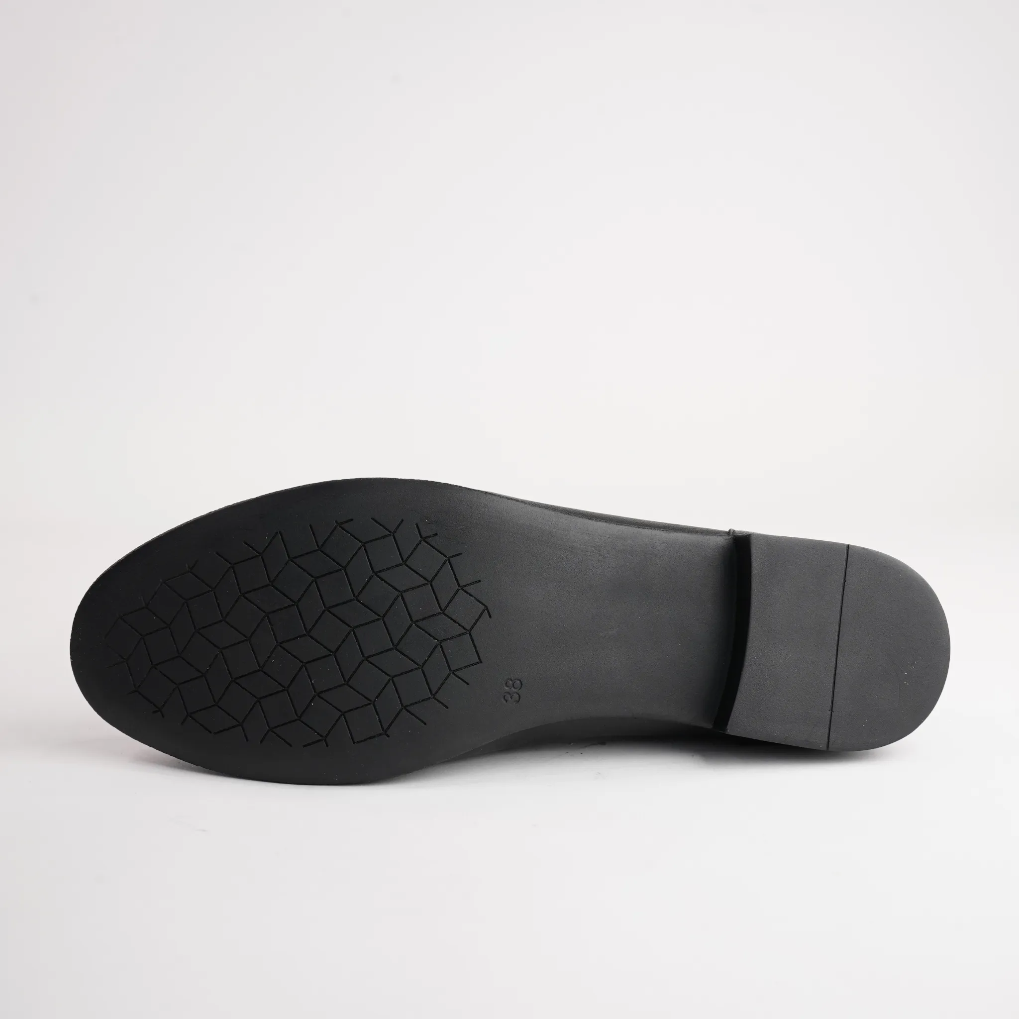Gyor Black Leather Loafers