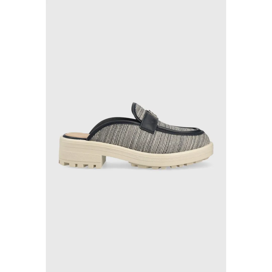 H Woven Mule Loafer