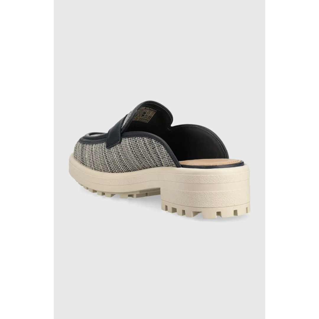 H Woven Mule Loafer