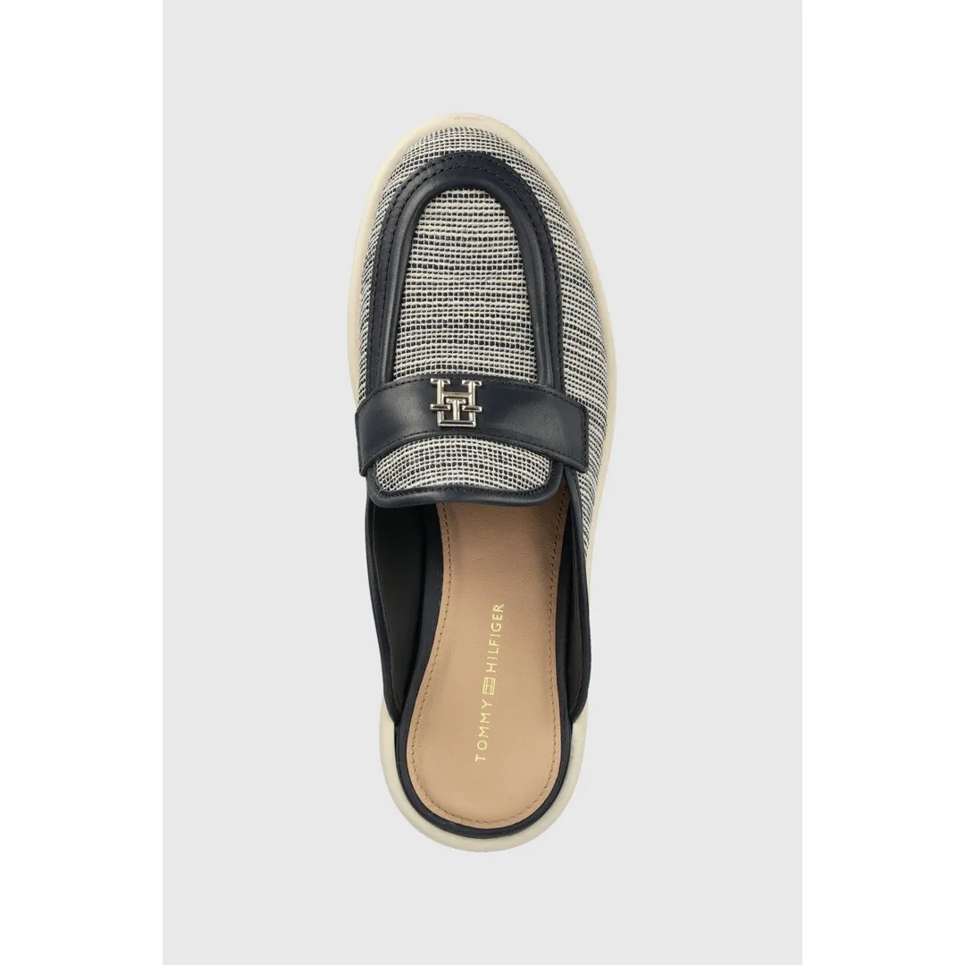 H Woven Mule Loafer