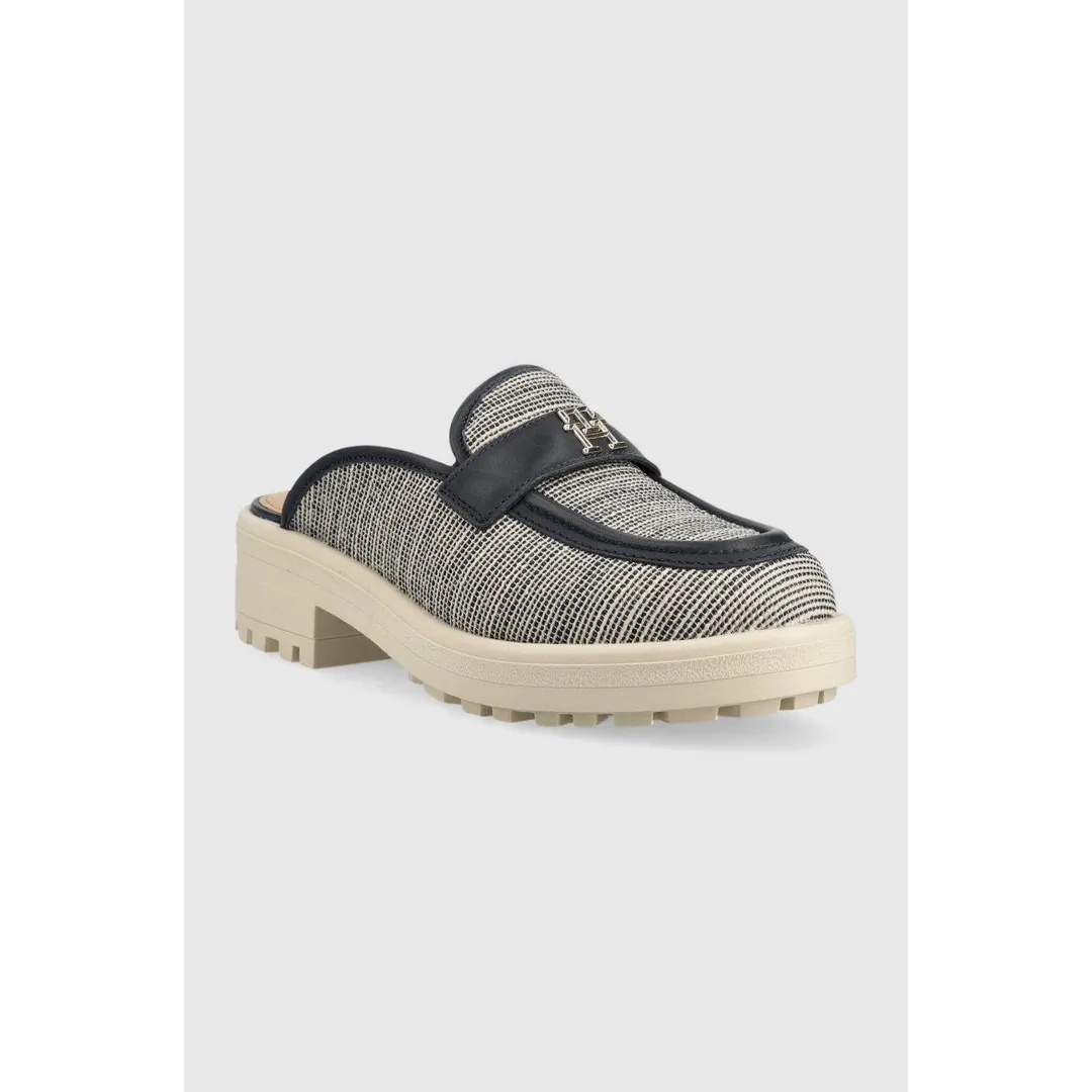 H Woven Mule Loafer