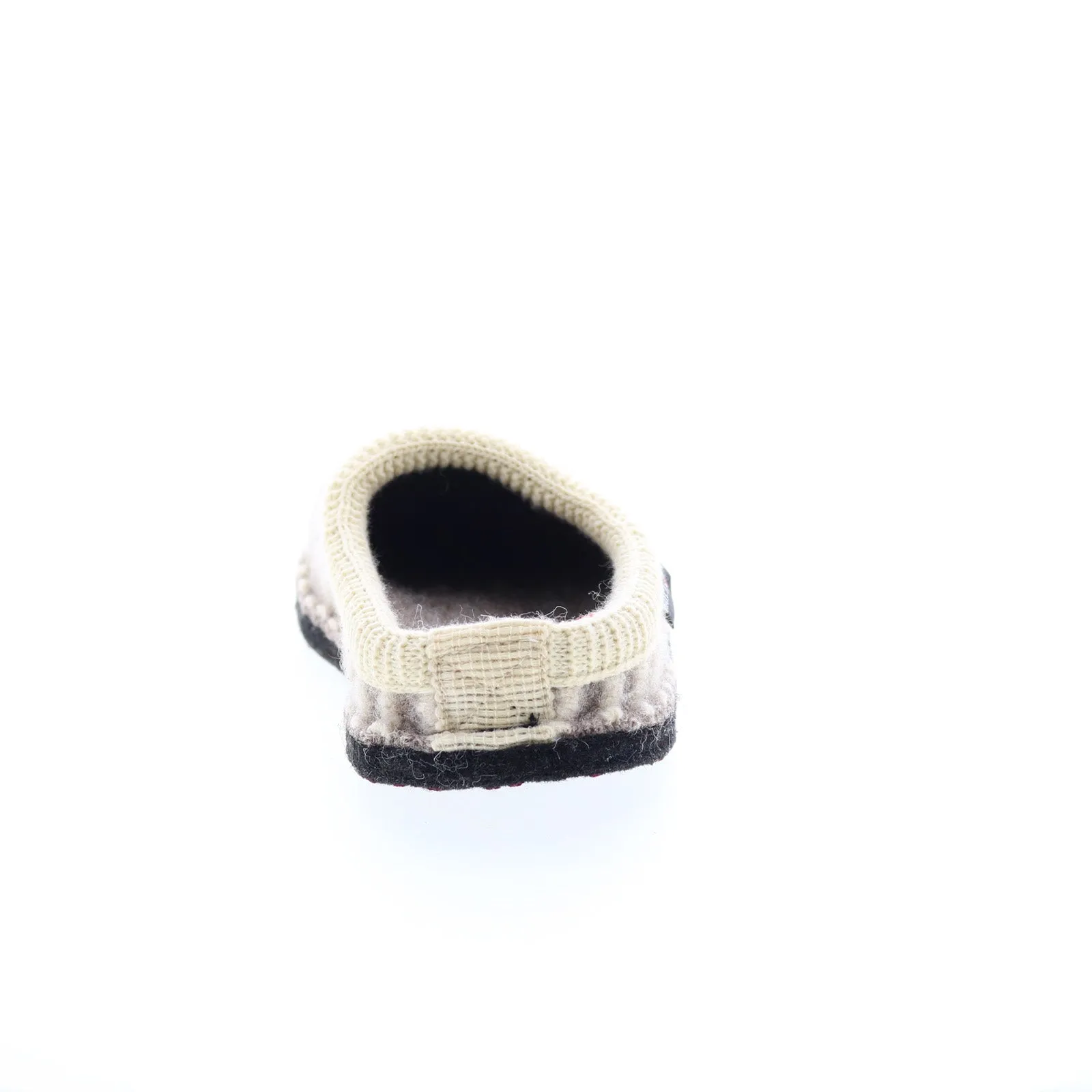 Haflinger Cathy 312013-46H Womens Beige Canvas Slip On Clogs Slippers Shoes