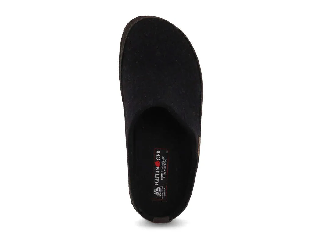 HAFLINGER Clog | Blizzard Skane, Graphite