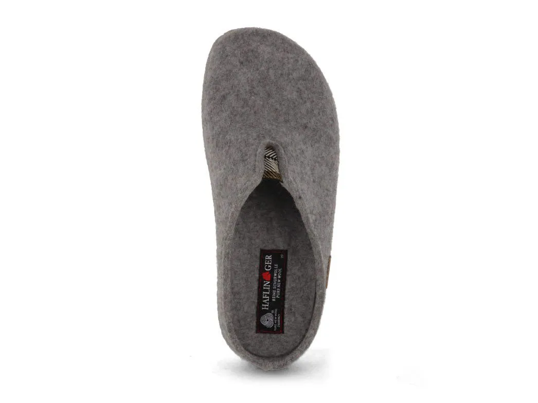 HAFLINGER Clog | Blizzard Visby, Stone Gray