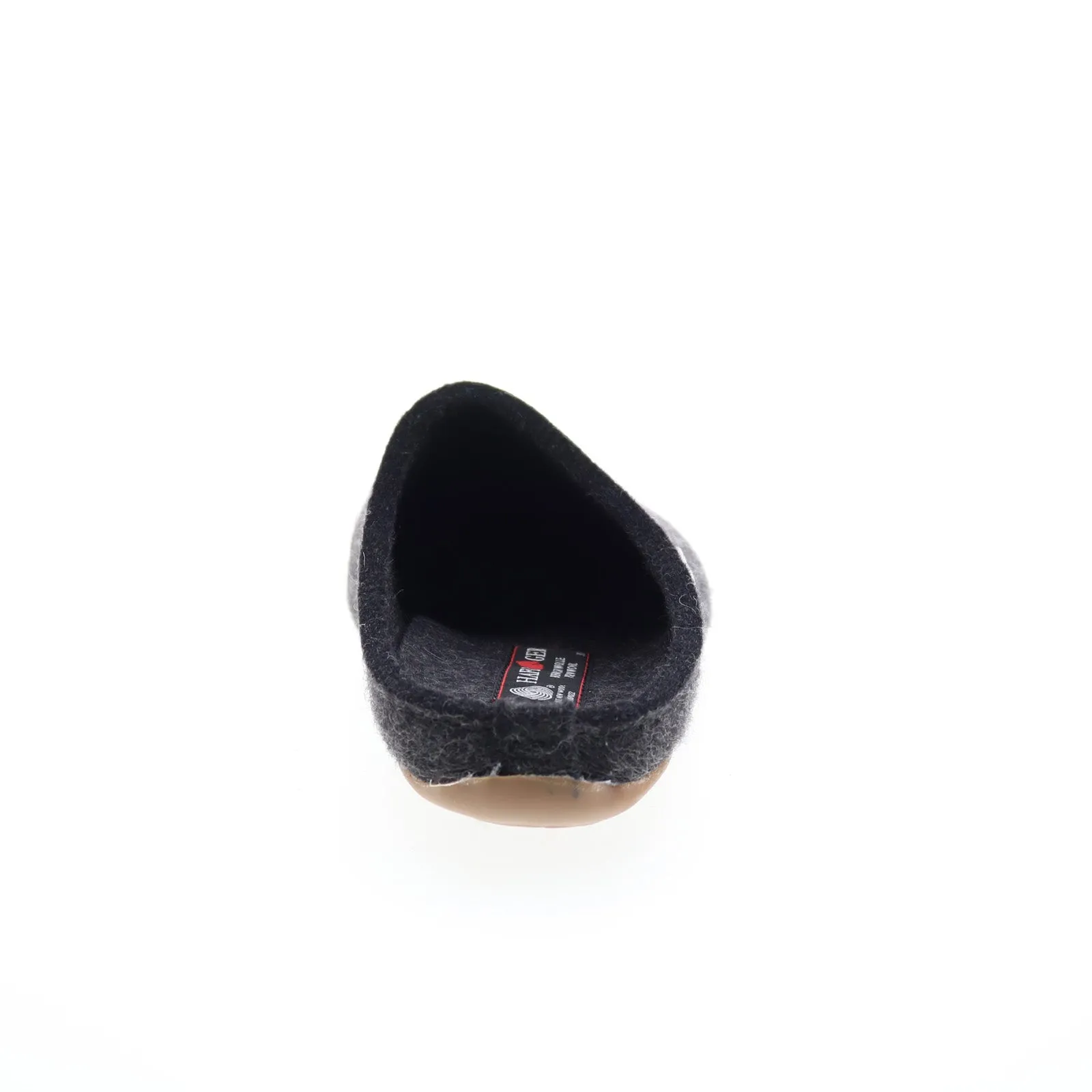 Haflinger Everest Fundus 481024-77H Womens Black Canvas Clogs Slippers Shoes