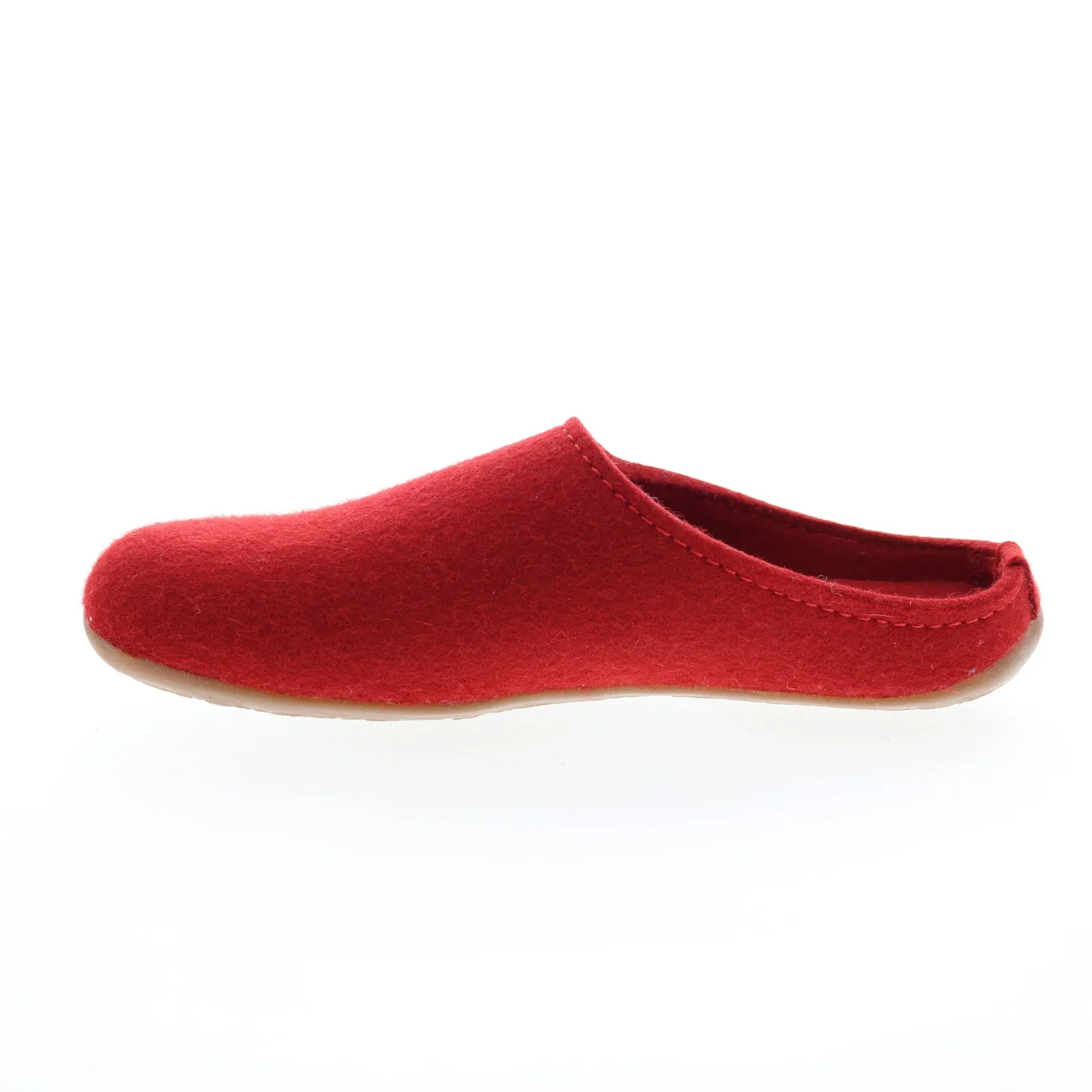 Haflinger Everest II 481024-11H Womens Red Canvas Clogs Slippers Shoes