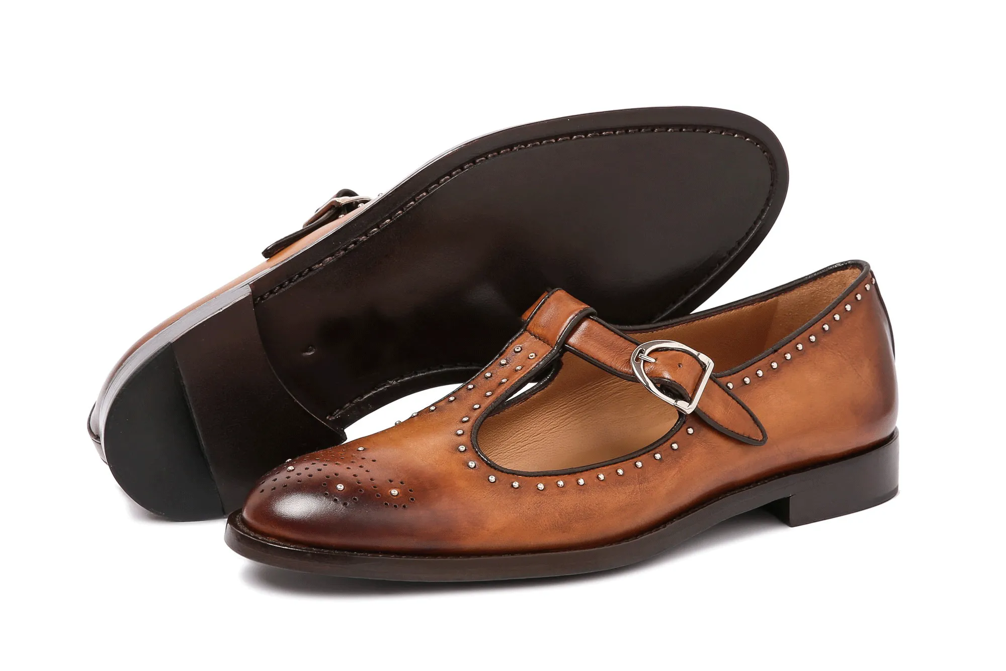 Hand-Painted Brown Peshawari Sandel For Casual And Party Wear-Unique and Classy