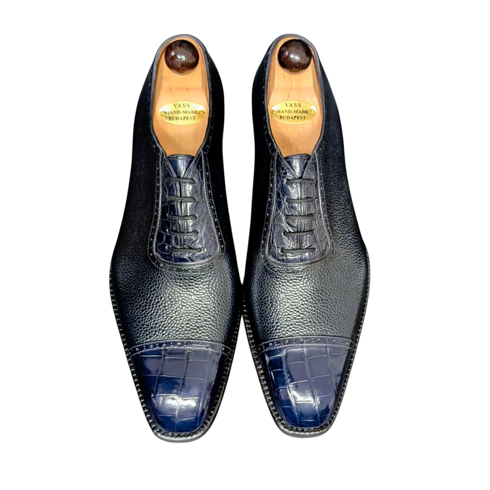 Handmade Crocodile Leather Oxford Dress Shoes
