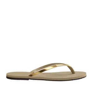 Havaianas Women's You Metallic in Golden Sand