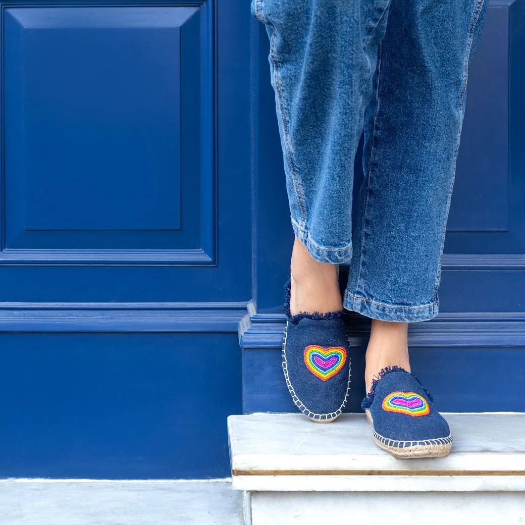 HeartBeat Espadrilles Dark Denim