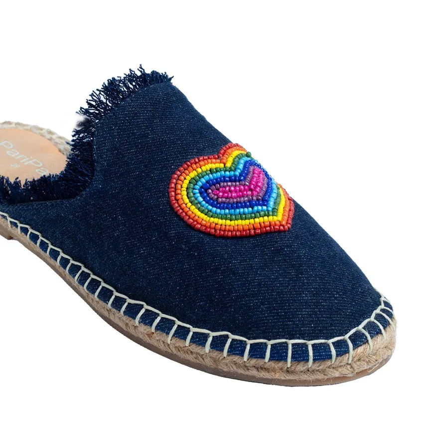 HeartBeat Espadrilles Dark Denim
