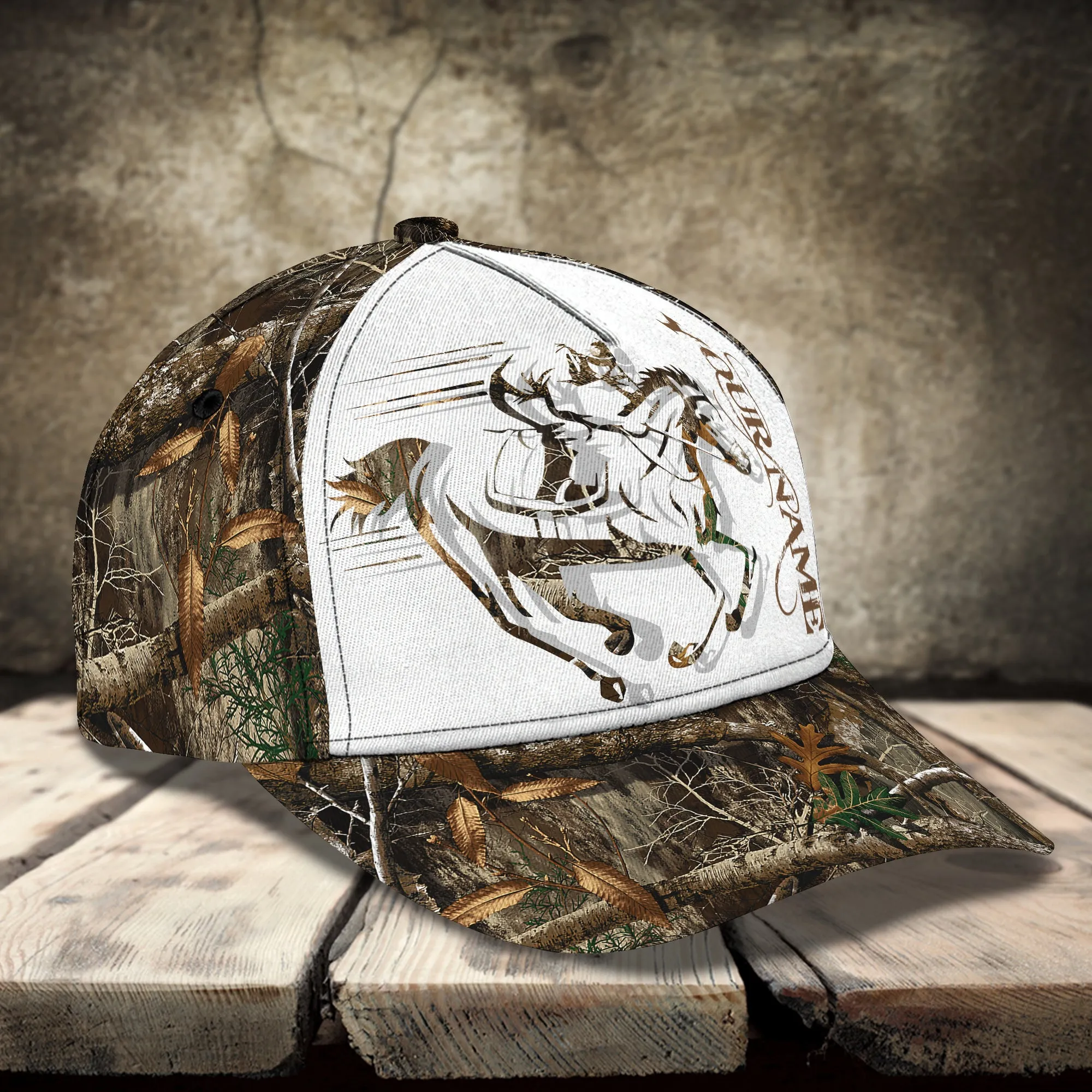 Horse racing - Personalized Name Cap - Loop-Lnp-4