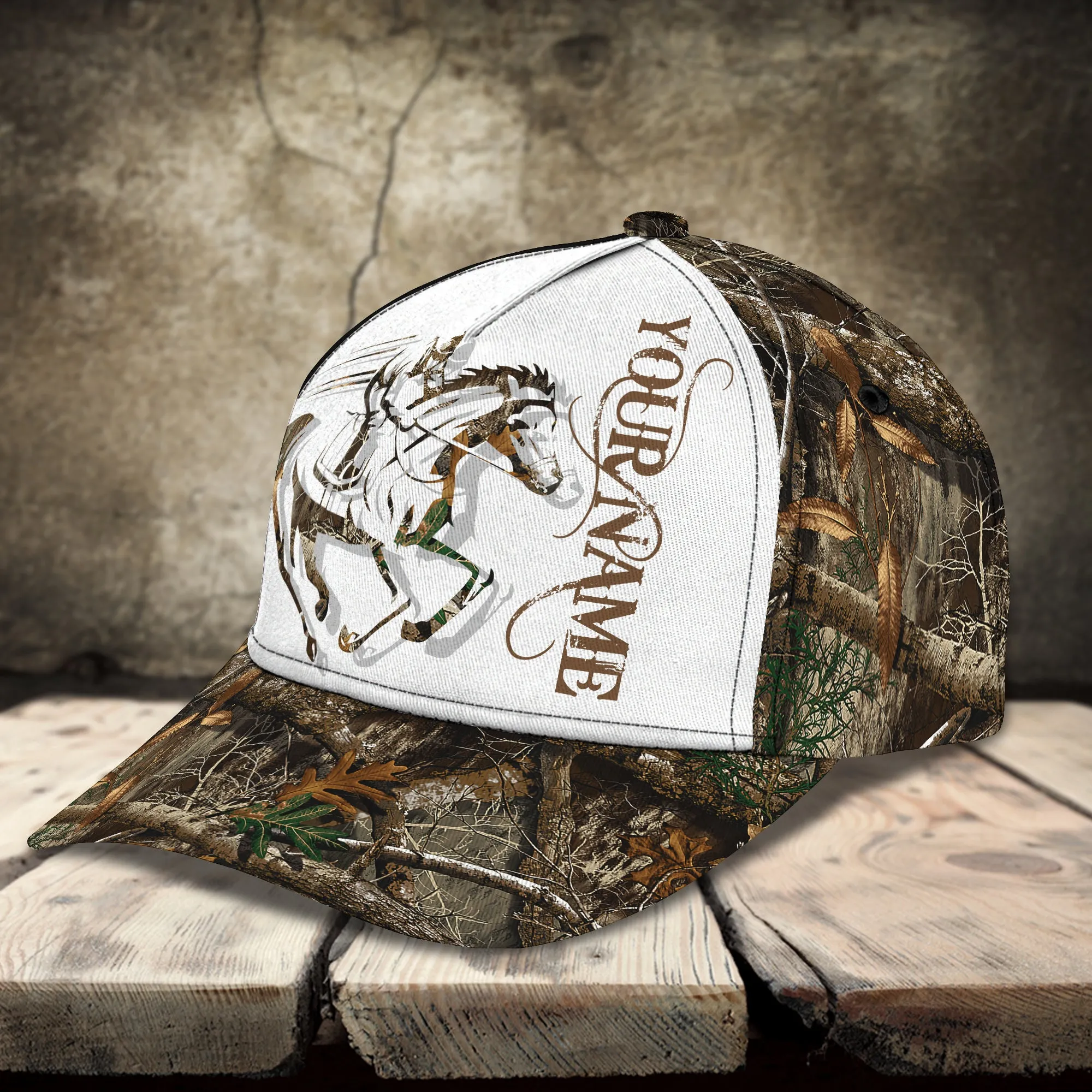 Horse racing - Personalized Name Cap - Loop-Lnp-4