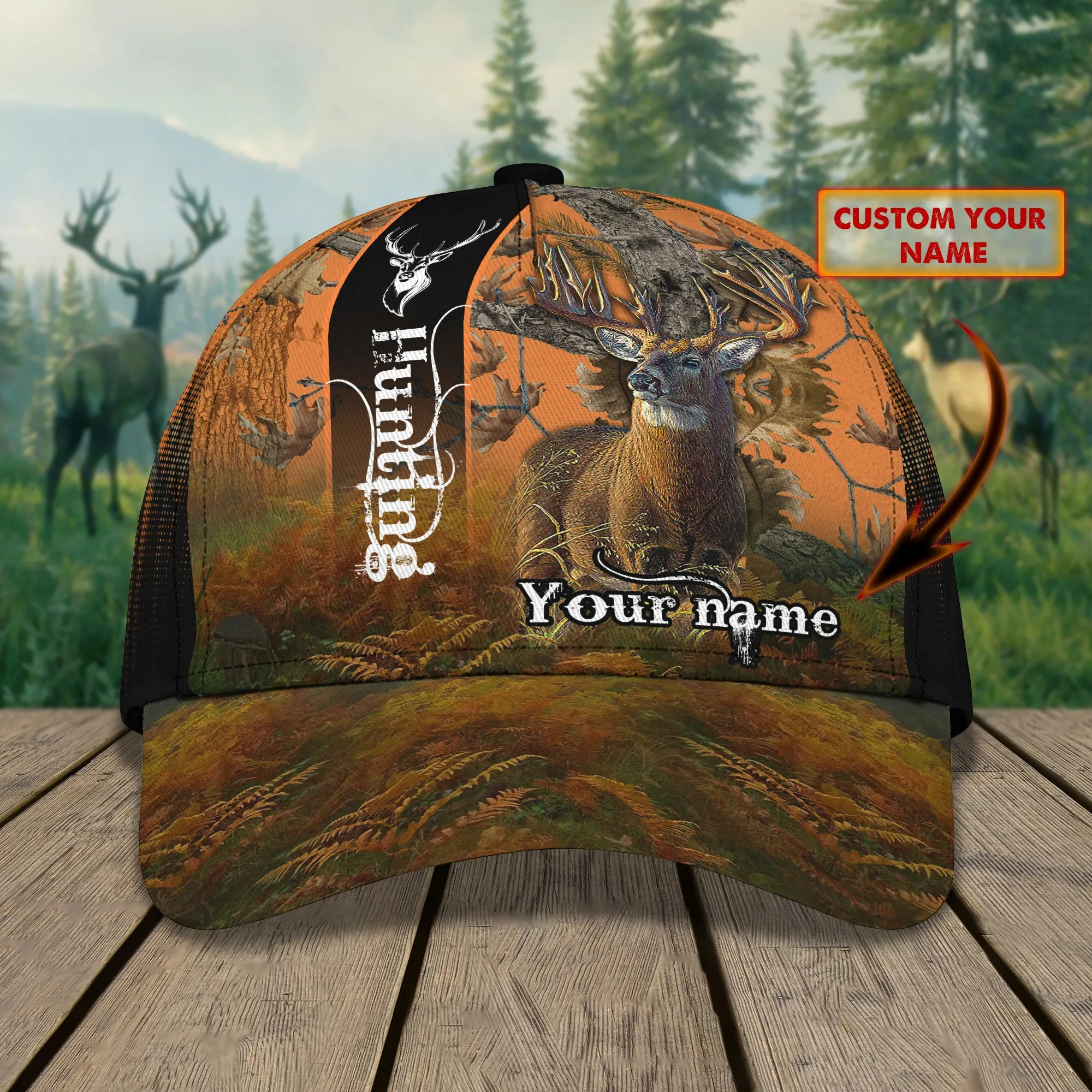 Hunting 03 - Personalize Name Cap - TD97