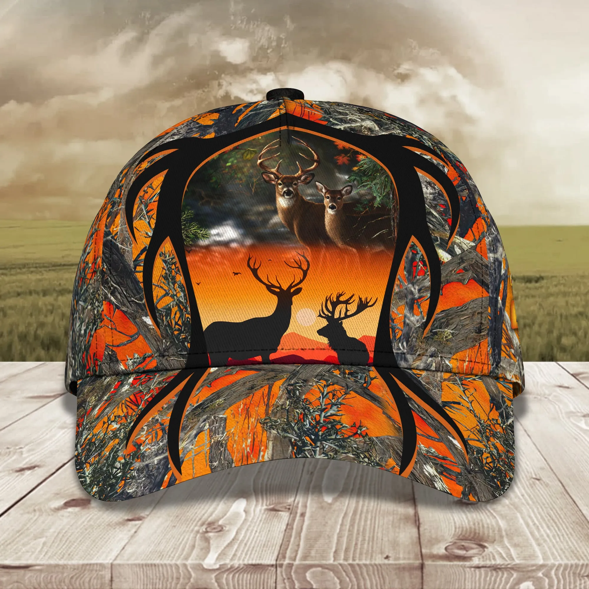 Hunting02 - Personalized Name Cap Deer Hunter - ATM2K