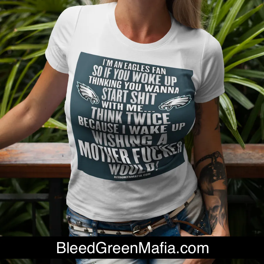 I Wake Up Wishing A Mother F**ker Would, Ladies' T-Shirt | www.BleedGreenMafia.com