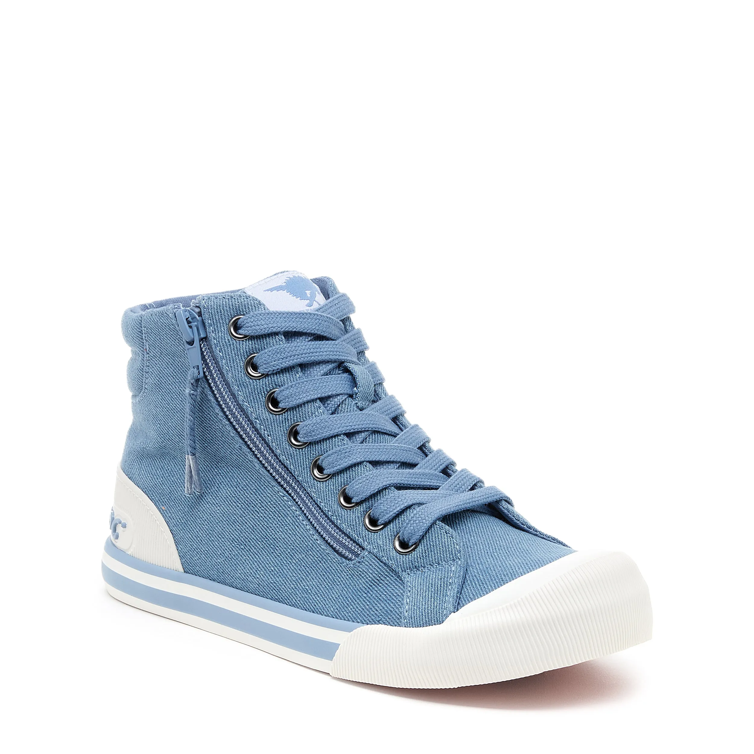 Jazzin Blue Denim High-Top Trainers