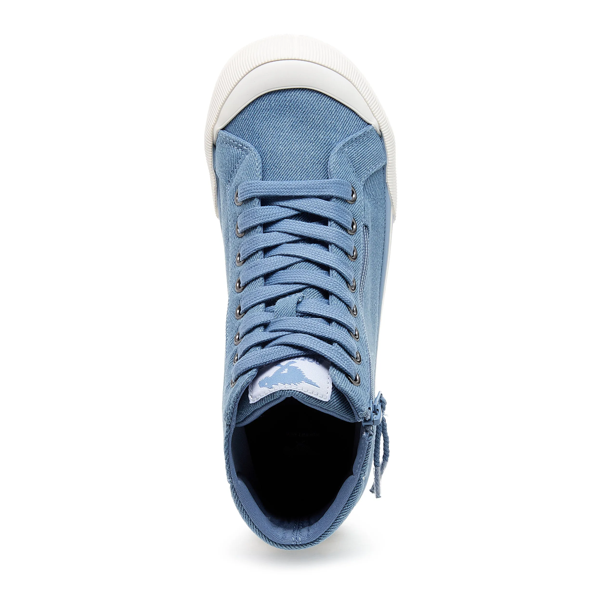 Jazzin Blue Denim High-Top Trainers