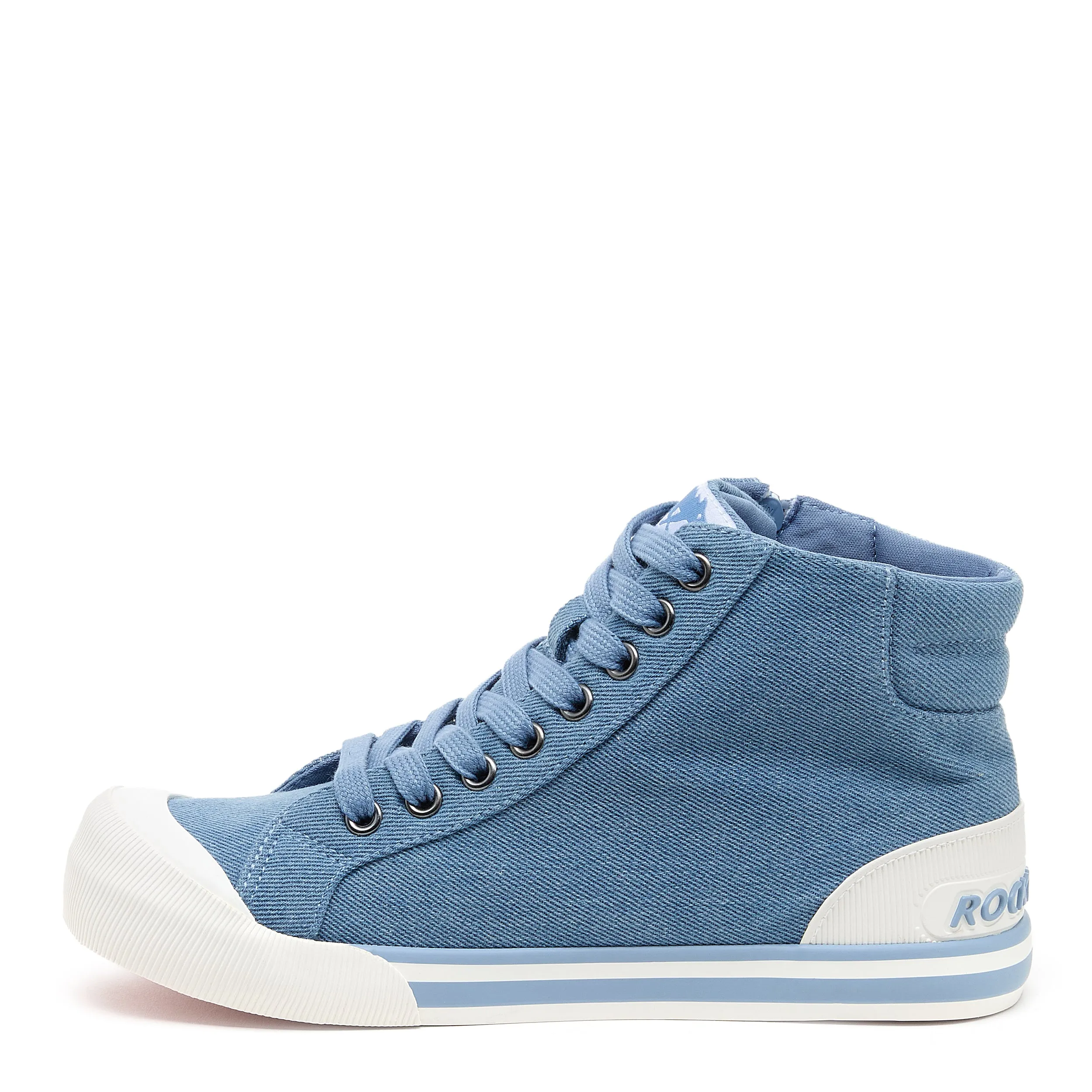 Jazzin Blue Denim High-Top Trainers