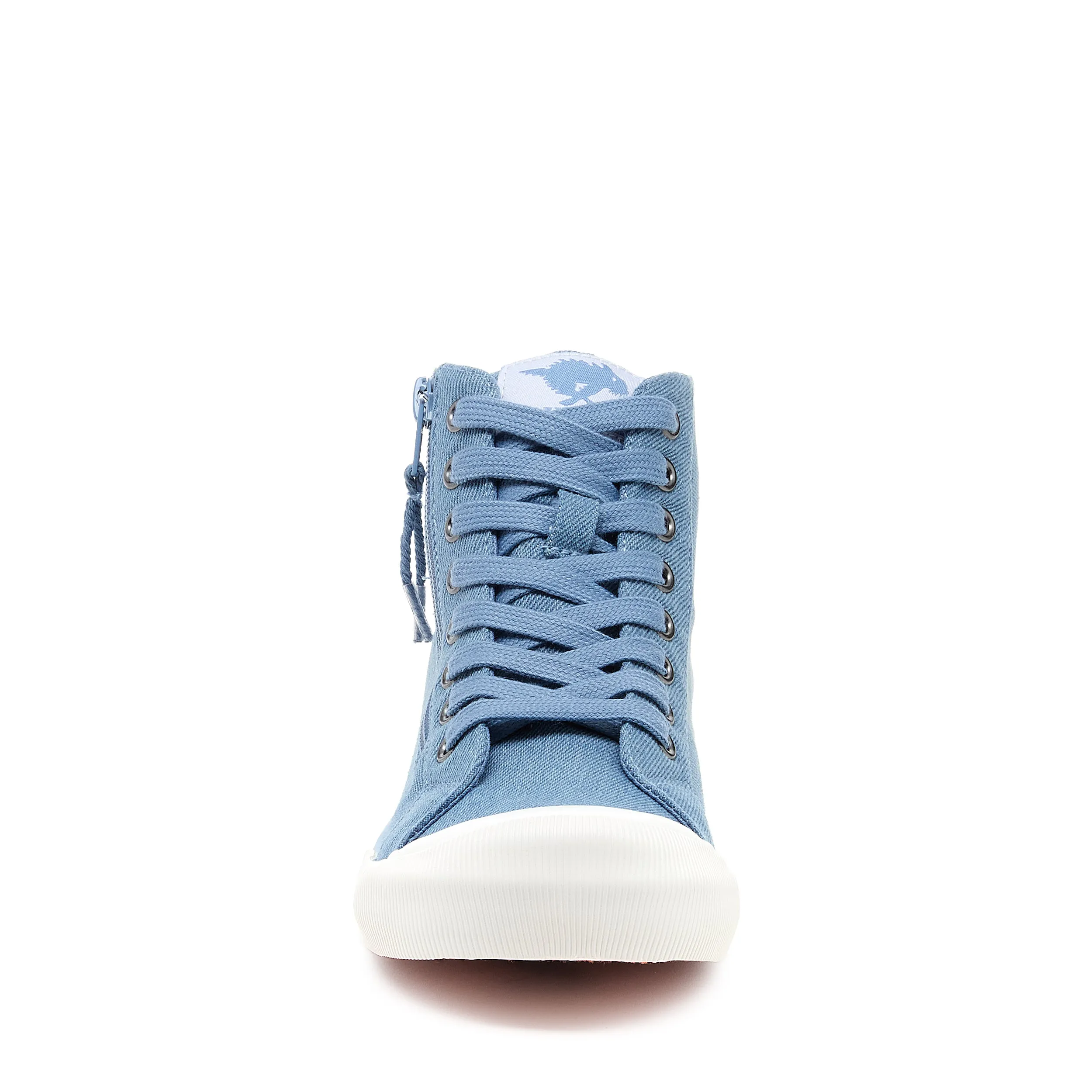 Jazzin Blue Denim High-Top Trainers