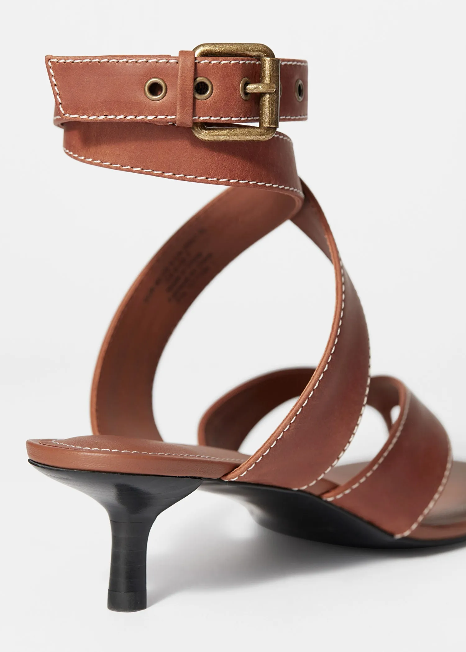 Kitten Heel Toe-Thong Sandals