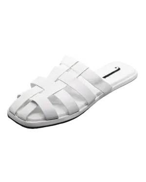 Koko White Flats