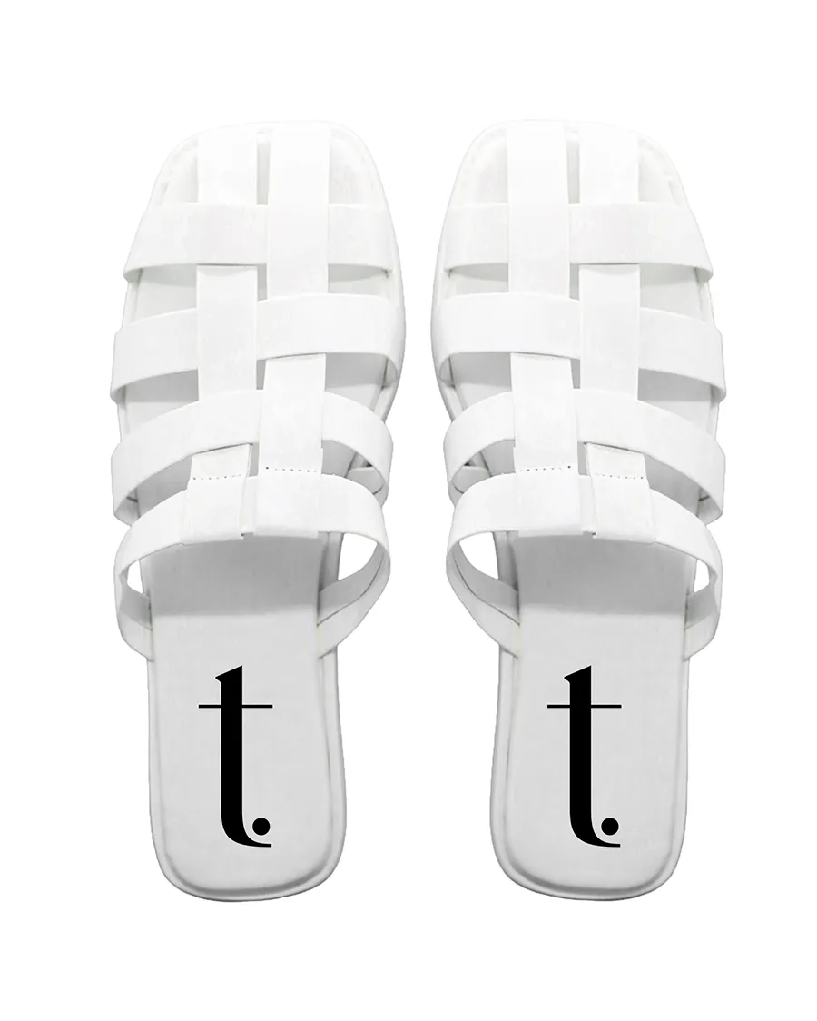 Koko White Flats