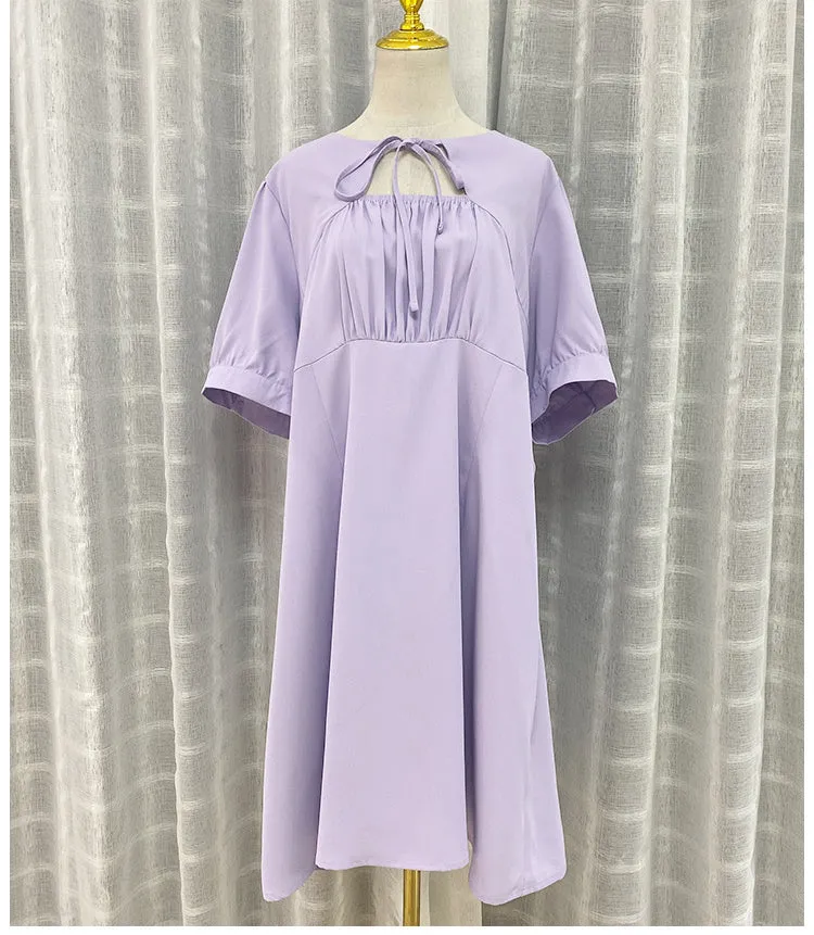 Lace Whisper Waist Dress