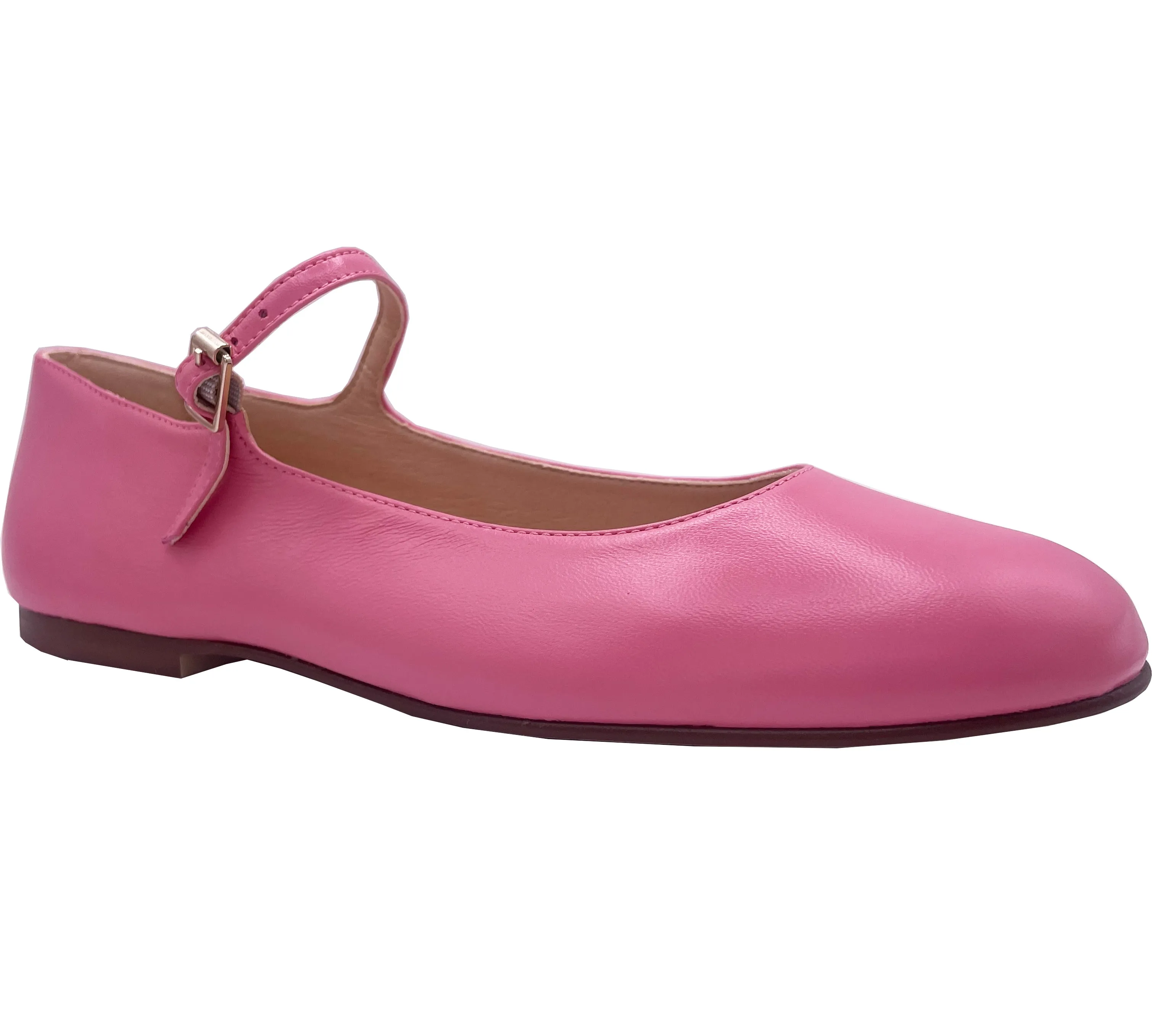Lacey - Pink Leather