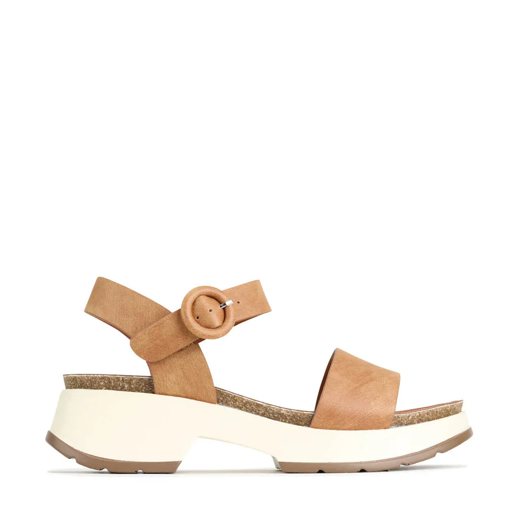 LAIS ANKLE STRAP WEDGE SANDALS